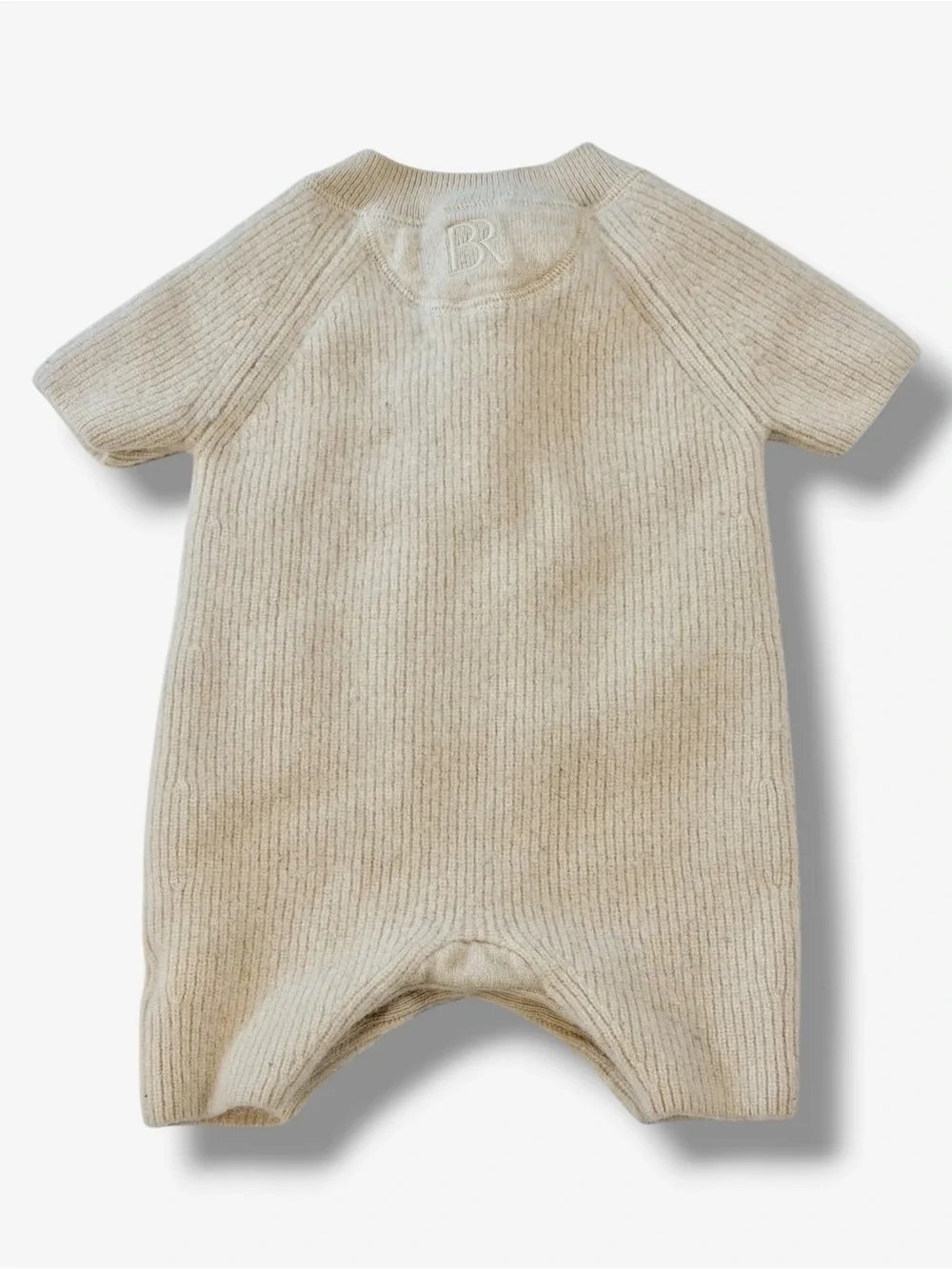 Banana Republic Cashmere Baby One Piece Jumper 0-3 Months Ivory Luxury Heirloom
